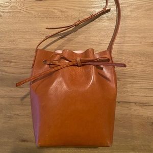 Mansur Gavriel Mini Bucket Bag Carmello/Rosa
